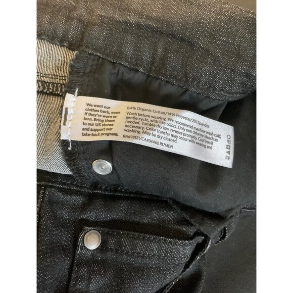EILEEN FISHER Petite Black Jeans size 4P - Picture 5 of 5